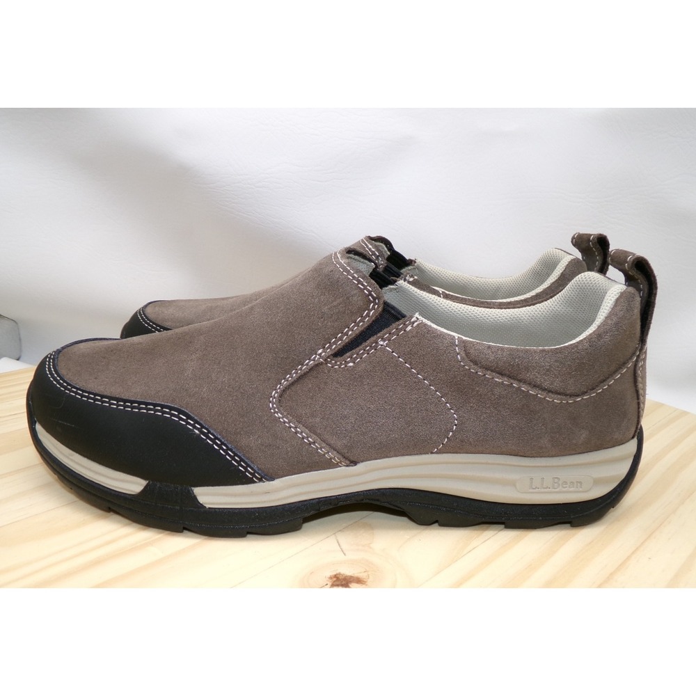 LL Bean Rugged Ridge Loafers 512660 Mens Brown Size 9 Hiking Slip On Shoes - Picture 2 of 8